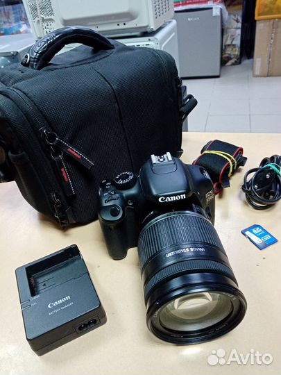 Фотоаппарат Canon EOS550 + объектив EFS 18-200mm