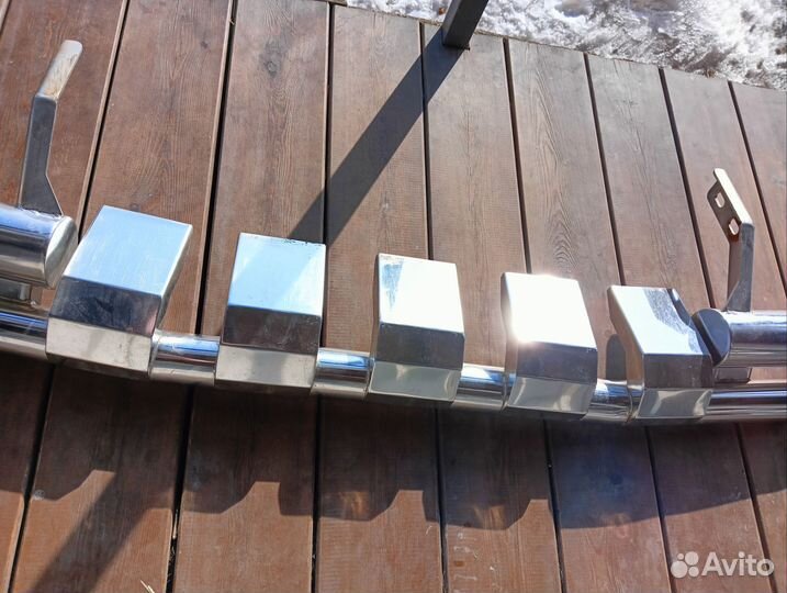 Защита переднего бампера toyota land cruiser