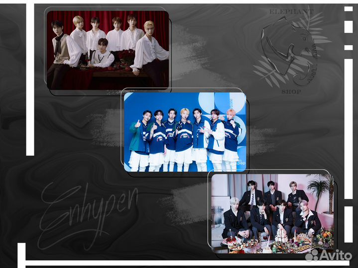 Набор карточек группы enhypen
