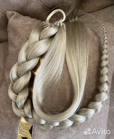 Хвост на резинке / накладной хвост / шиньон