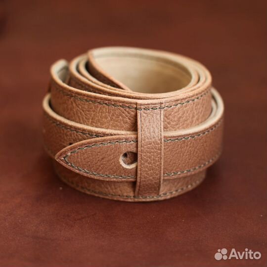 Кожаный гитарный ремень