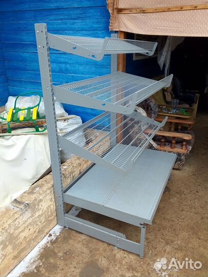 Стеллажи металлические, прочные