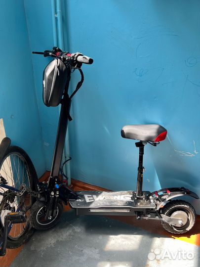 Самокат взрослый электрический бу