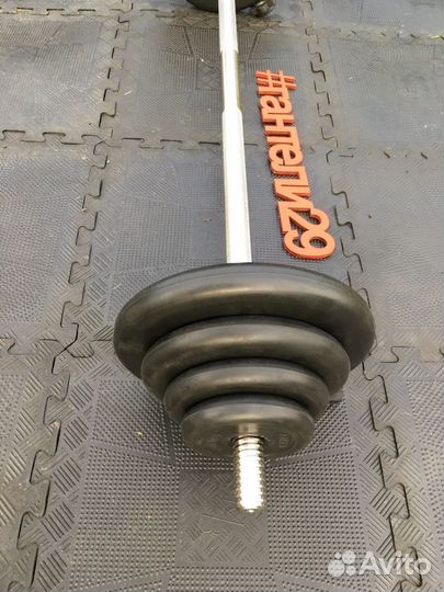 Штанга на 85кг с прямым грифом