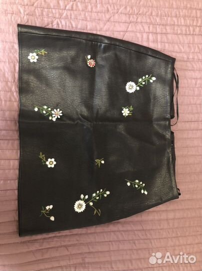 Кожаная юбка