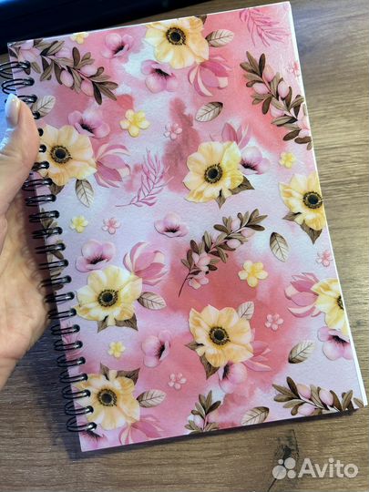Набор тетрадей с цветами