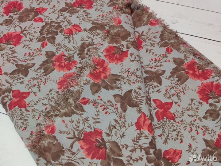 Отрез ткани хлопок СССР