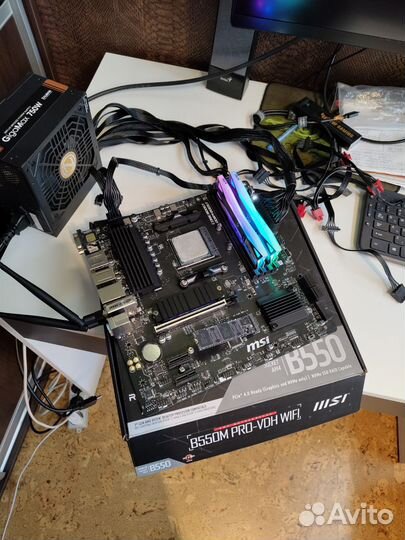 MSI B550M PRO-VDH wifi / материнская плата AM4