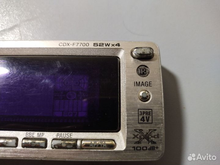 Съемная панель магнитолы Sony CDX-F7700