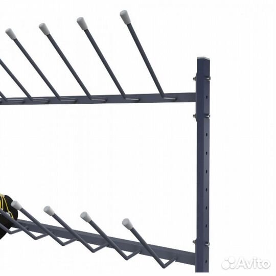 Вешалка Эконом для ботинок, пристенная 170х125х28см VBE-25