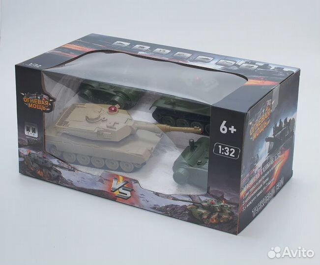 Танковый бой р/у на аккум-х (Т 34 против Абрамс)