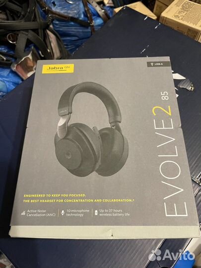 Беспроводные наушники jabra evolve 2 85