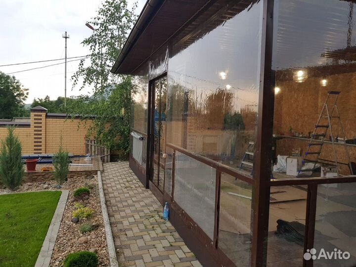 Мягкие окна для террасы