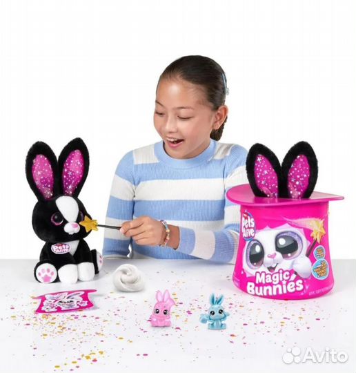 Zuru Pets Alive Magic Bunnies кролик в шляпе