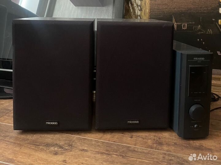 Колонки Microlab pro 1 c усилителем