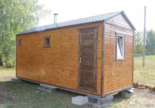 Баня перевозная 6на2.3м под ключ