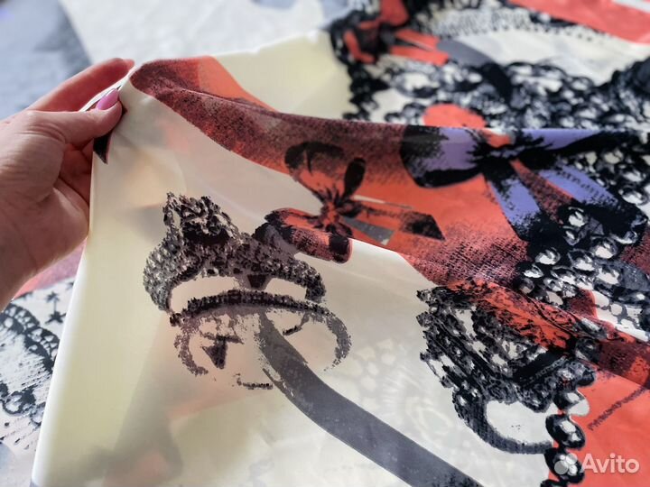 Шарф платок палантин шелковый