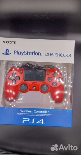 Геймпад Dualshock 4 PS4 красный