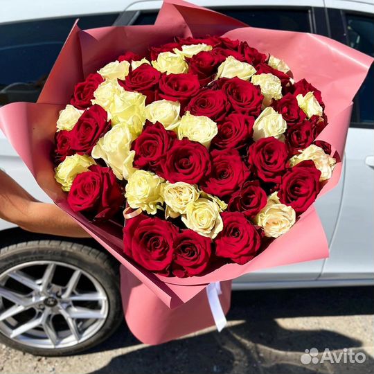 Букеты гиганты из роз доставка