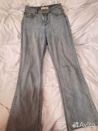 Джинсы женские широкие