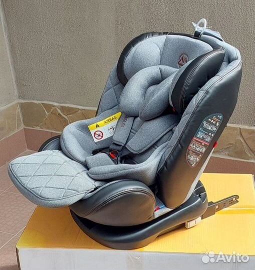 Автокресло с поворотом с IsoFix 0-36кг (новое)