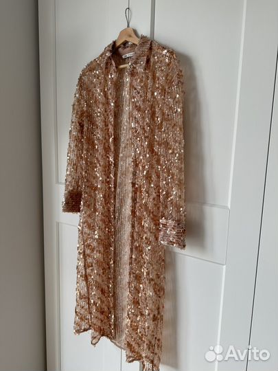 Накидка zara в паетках