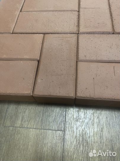 Брусчатка клинкерная лср Эдинбург темно-красный