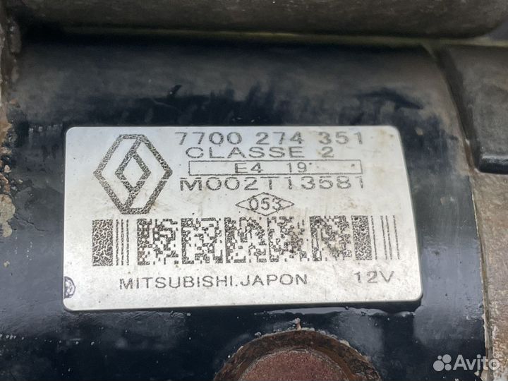 Стартер Renault Logan 2