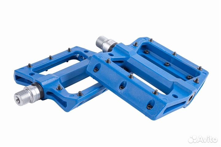 Педали нейлон со сьемными шипами, подш. пром, 9/16