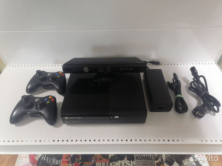 Xbox 360 Е 250Gb / Freeboot / Kinect / 2 джоя