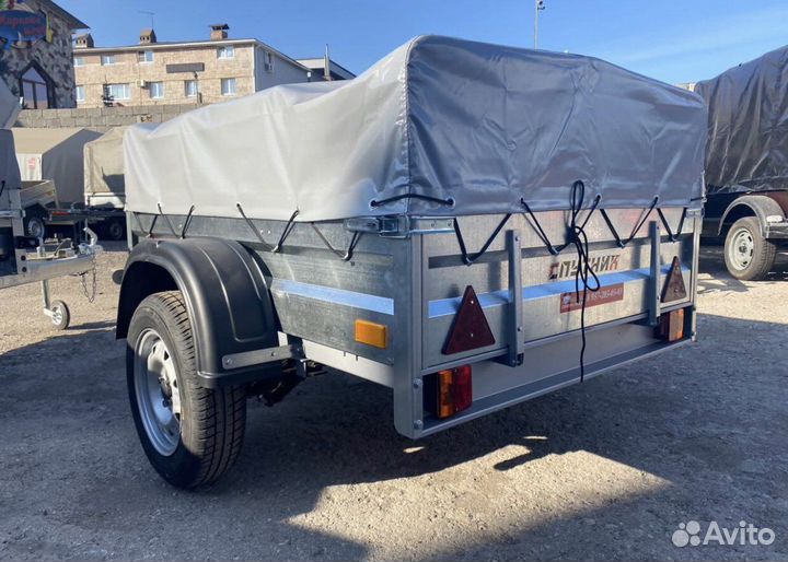 Прицеп Спутник 1,7V c тентом