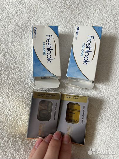 Цветные линзы Freshlook+Medeo