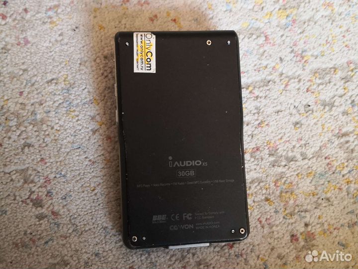 Плеер Cowon Iaudio color sound 30gb