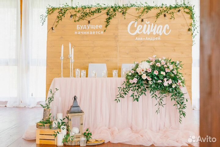 Свадебное оформление ресторана, Свадебный декор