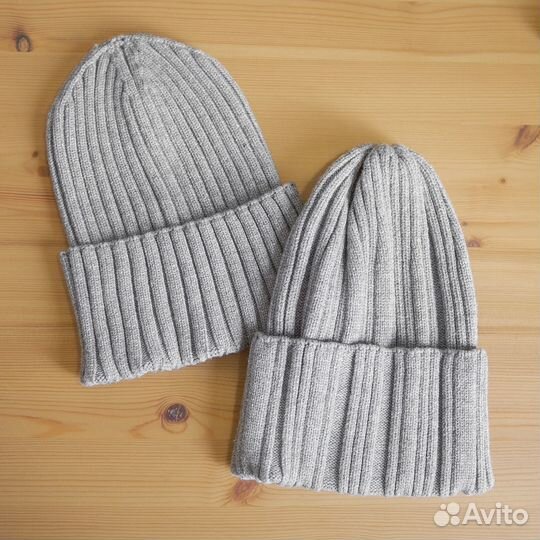 Шапка вязаная бини