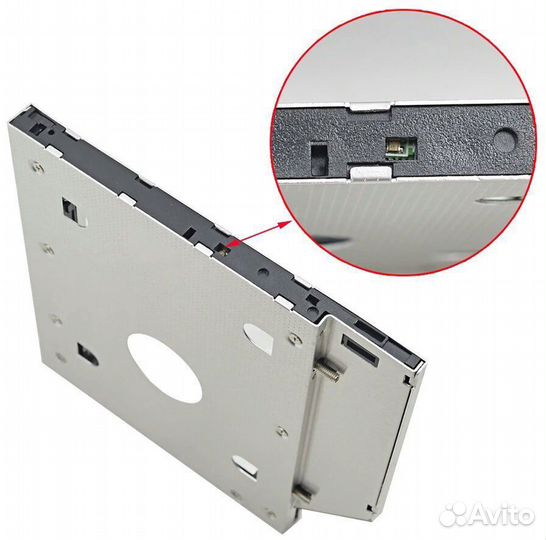 Шасси для HDD / SSD в отсек привода 9.5 / 12.7мм