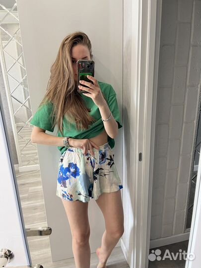 Шорты вискоза хлопок новые