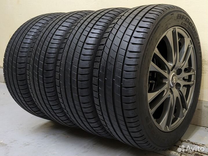 Колеса в сборе R-17 диски Weds Velva (5x114.3)