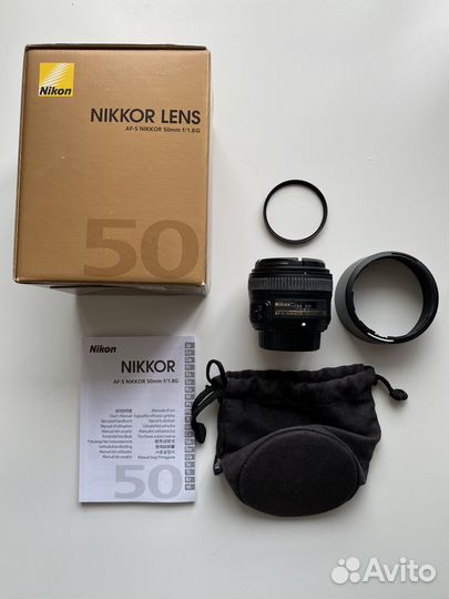 Объектив Nikon Nikkor AF-S 50mm f/1.8G