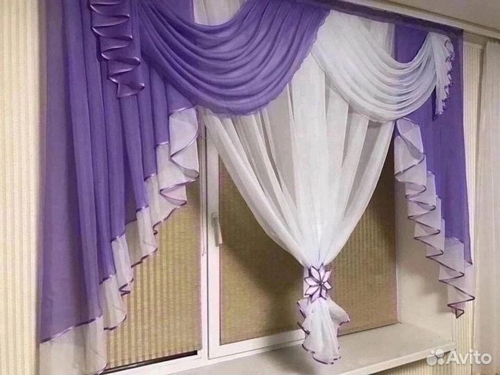 Шторы и тюль для кухни