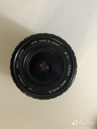 Sigma 28mm mini-wide II f2,8 (sony)