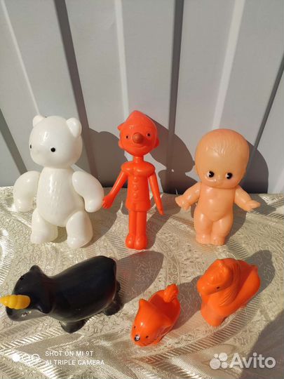 Игрушки из пластмассы СССР