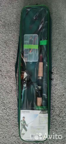 Набор рыбака с воблером. Удочка