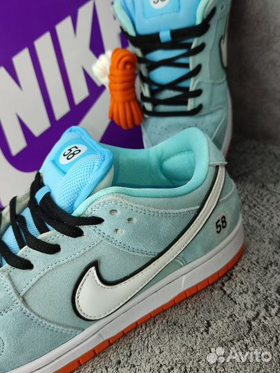 Кроссовки мужские nike голубые