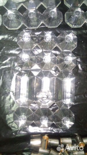 Подвески для хрустальных люстр, бра СССР