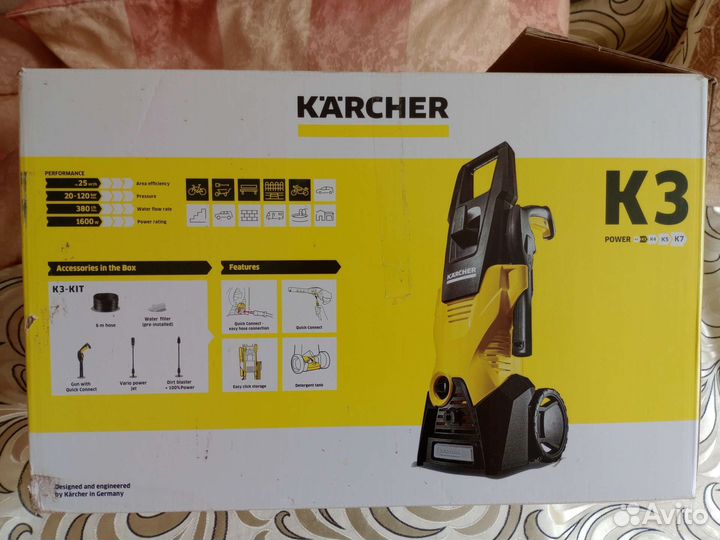 Мойка высокого давления karcher к3