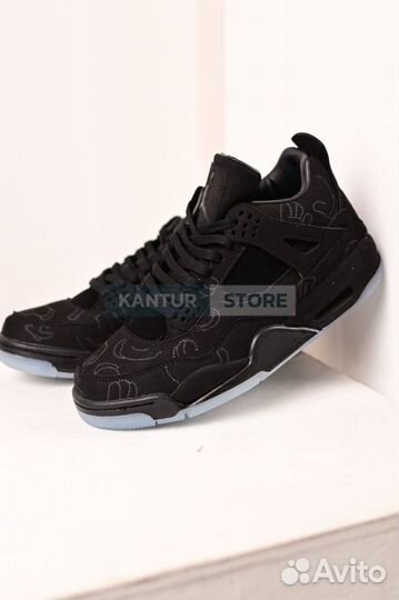 Кроссовки Nike Air Jordan 4 Kaws Black