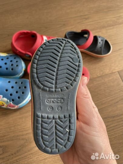 Сандалии crocs оригинал кроксы для мальчика с6