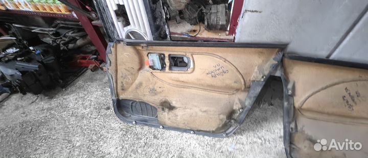 Обшивка карта двери на Субару Импреза 96г