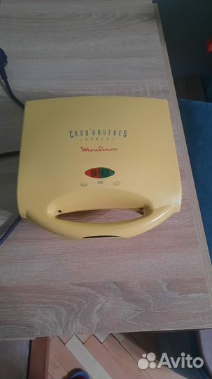Электровафельница moulinex для венских вафель бу